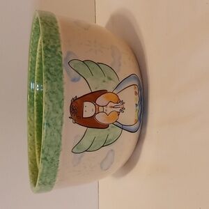 Vital Unit Set Of 3 Holiday Angel Nesting Mixing Bowls